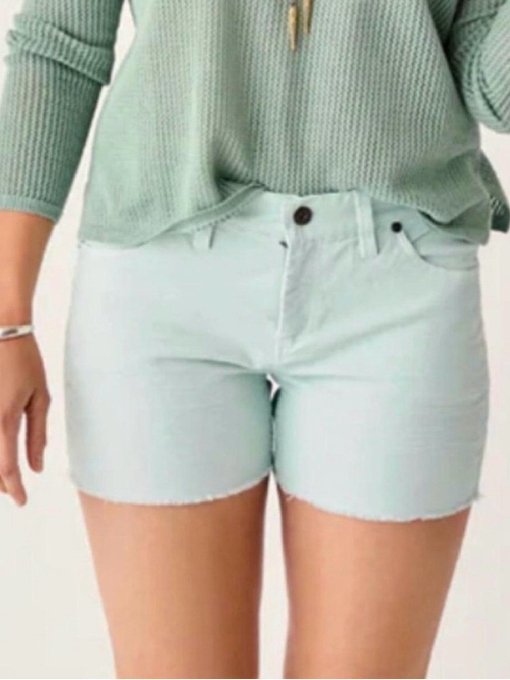 Carve Designs Mint Green 4” Corduroy Shorts